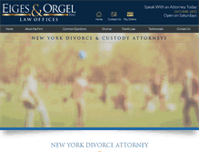 Tablet Screenshot of divorcelawfirmnewyork.com